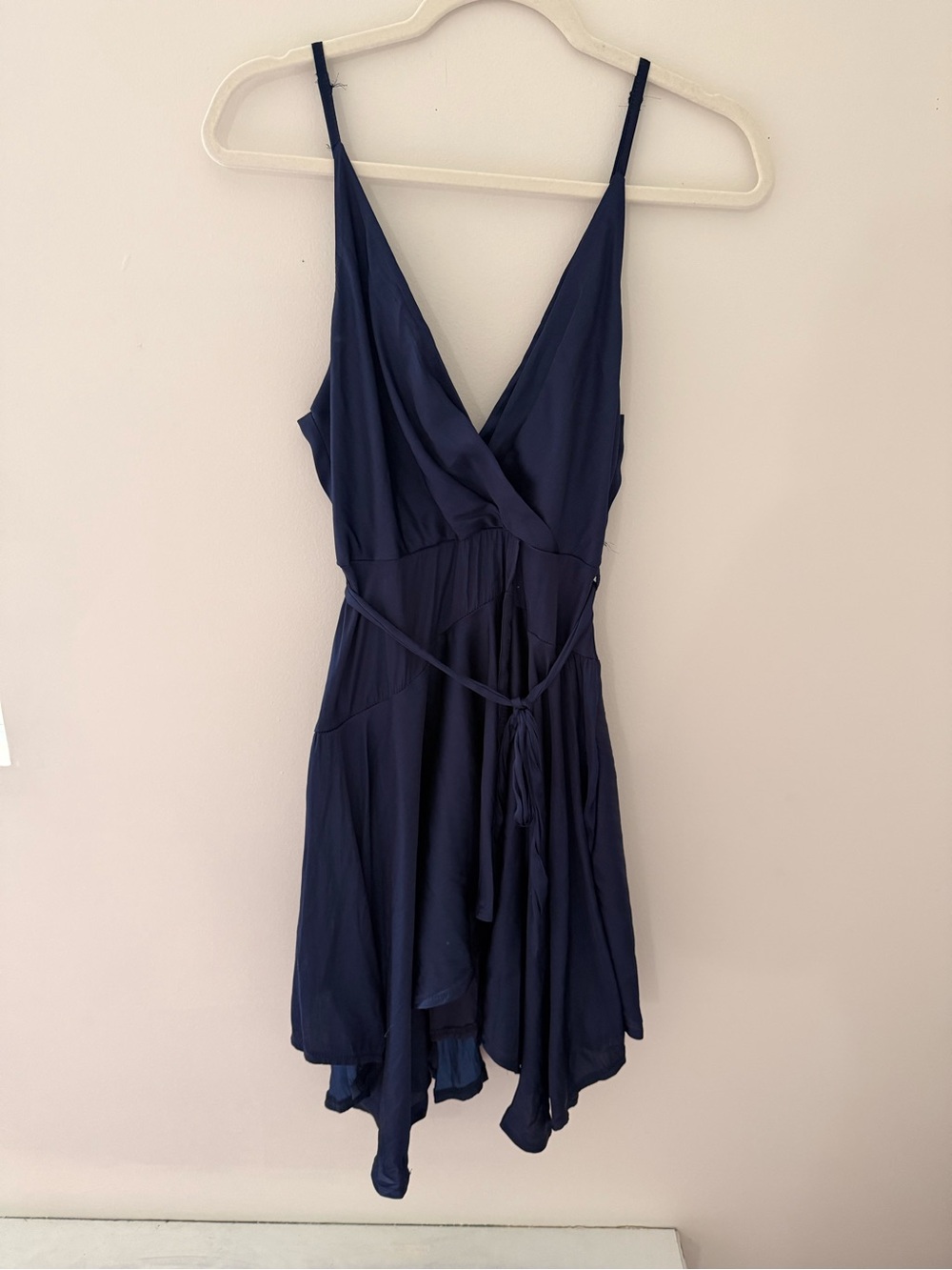 Hello Molly Navy V-Neck Wrap Dress